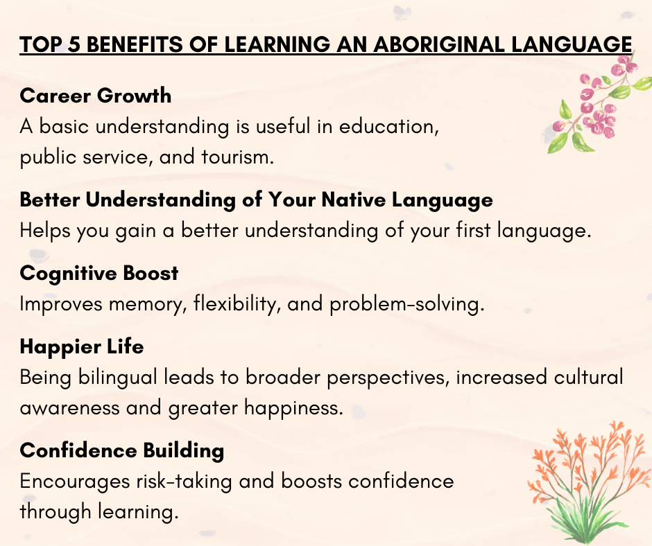 Top 5 benefits of learning an aboriginal language